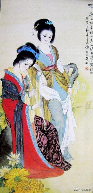 中国古典百美诗画（上）：一位佳丽一首古诗，可谓赏心悦目，收藏