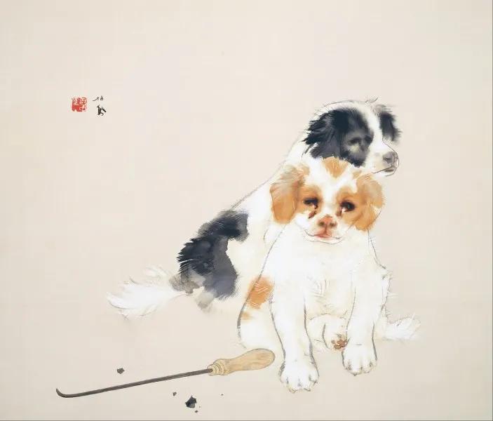 傅抱石和桥本关雪,桥本关雪这画值多少钱