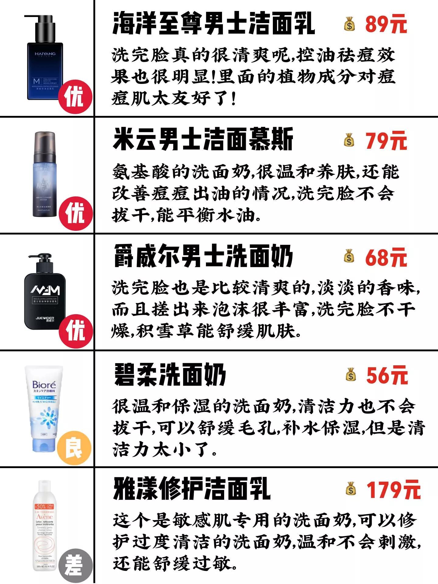 男士洗面奶正确使用方法,男士洗面奶哪个清洁效果最好