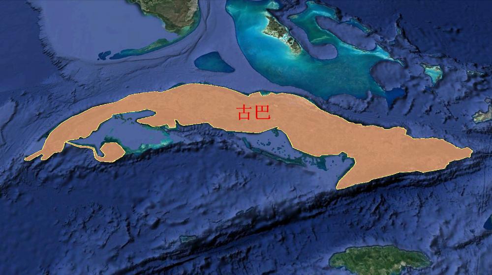 古巴在中国的什么位置,古巴与美国的地理位置图