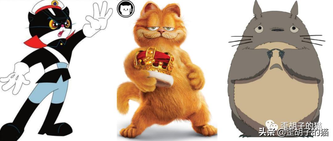 「歪胡子的猫」盘点中美日动漫中的猫咪现实中的样子