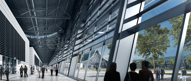 郑州新国际会展中心图,郑州市新国际会展中心效果图