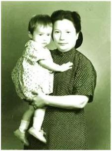 周采芹女儿的照片,上海儿女周采芹