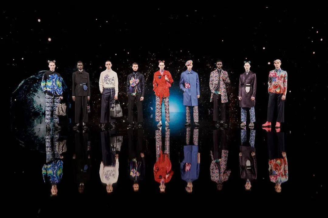 dior杨颖星空裙,dior星空大秀