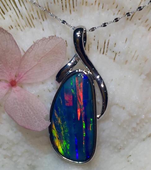 欧泊真假显微镜,慧眼识物真假鉴别图片