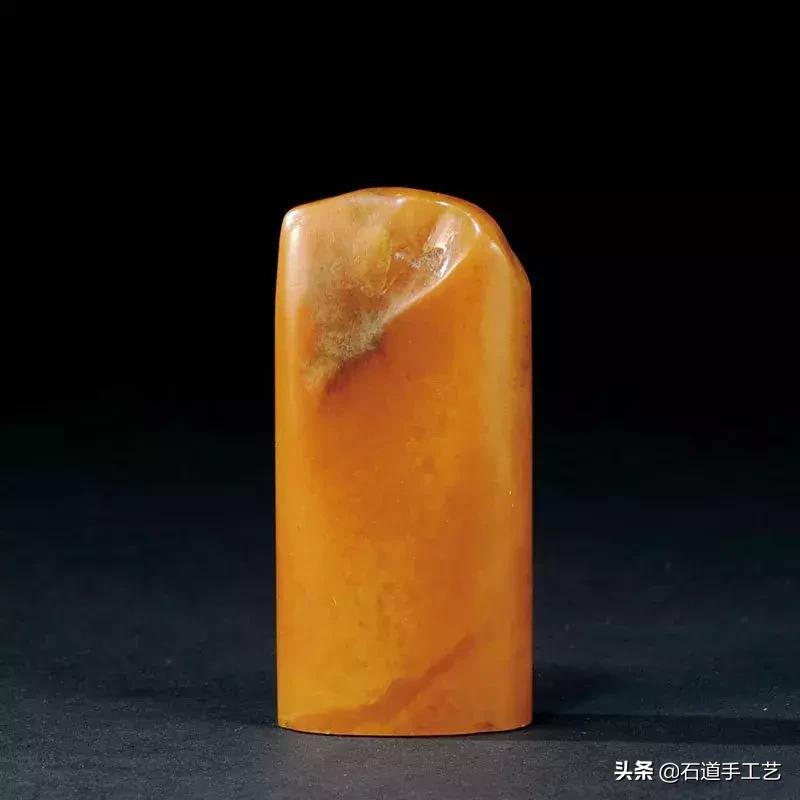 清代中后期田黄印章图片,馆藏田黄印章细节