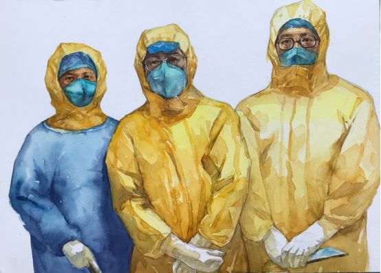 抗击疫情主题国画展,抗疫主题展览