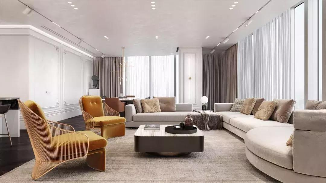 优雅现代法式风家装,简约经典诠释法式优雅