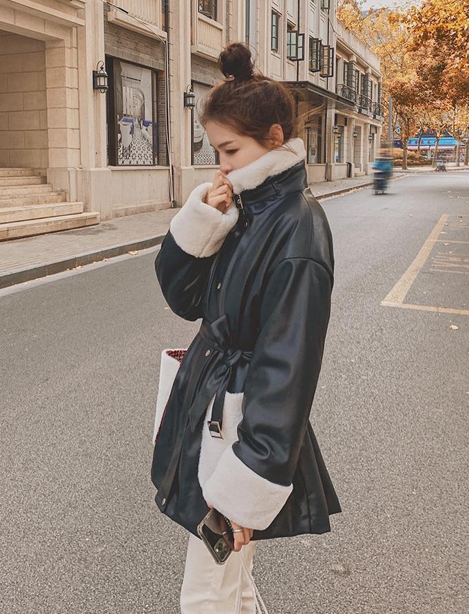皮衣的穿搭技巧冬季,皮衣还能这样搭穿上立马时尚起来
