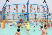 中新生态城欢乐水魔方,生态城水魔方有什么玩的
