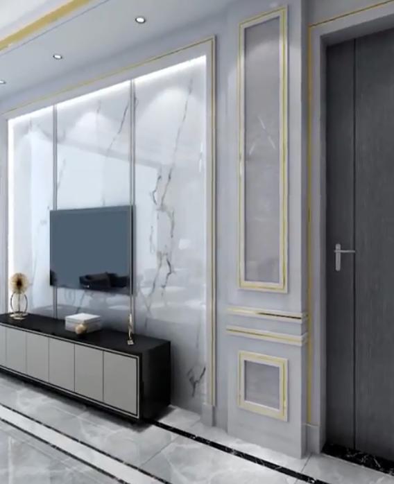 石膏线设计图及效果图,石膏线最简单的设计