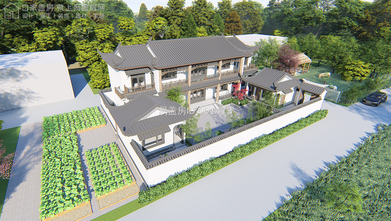 20套最全中式四合院大全,最经典的中式两层四合院