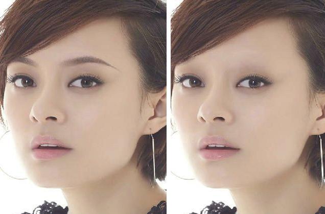 ps素颜化妆教程,ps眉毛快速调整漂亮