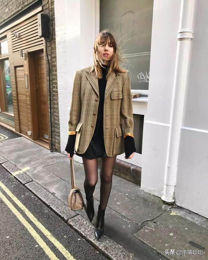 粗跟小个子洋气尖头鞋,尖头鞋子显高高级百搭