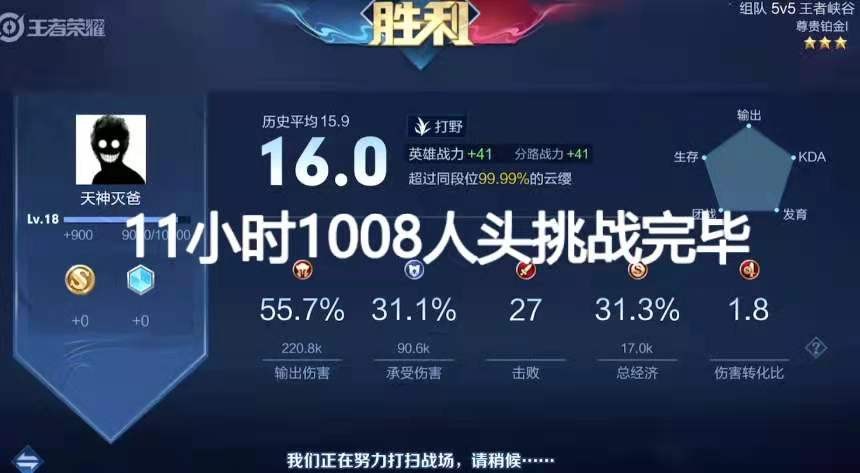 阿电五杀成名之战,阿电用盾山打后羿的视频