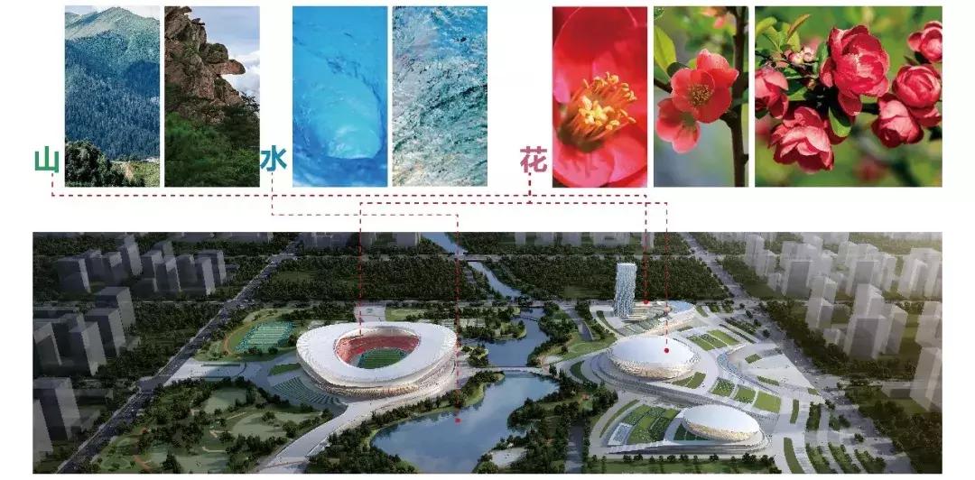 山东体育中心设计方案,临沂最新体育馆建设