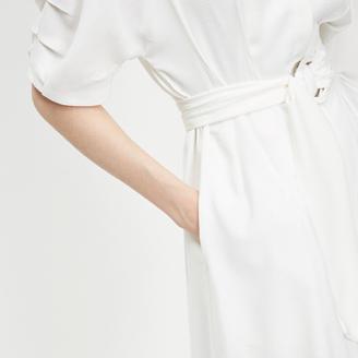 气质系带连衣裙,气质系带收腰连衣裙