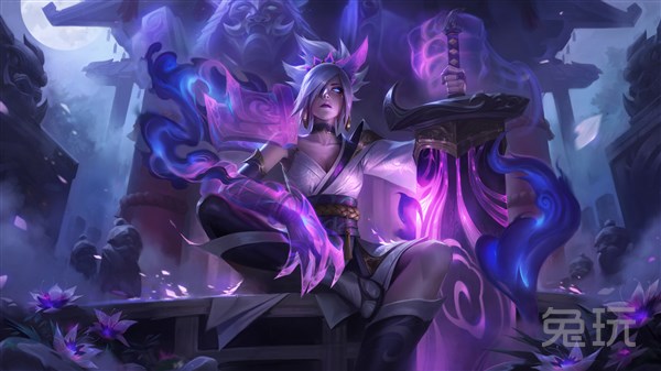 lol端游阿狸灵魂莲华特效,lol阿狸皮肤灵魂莲华