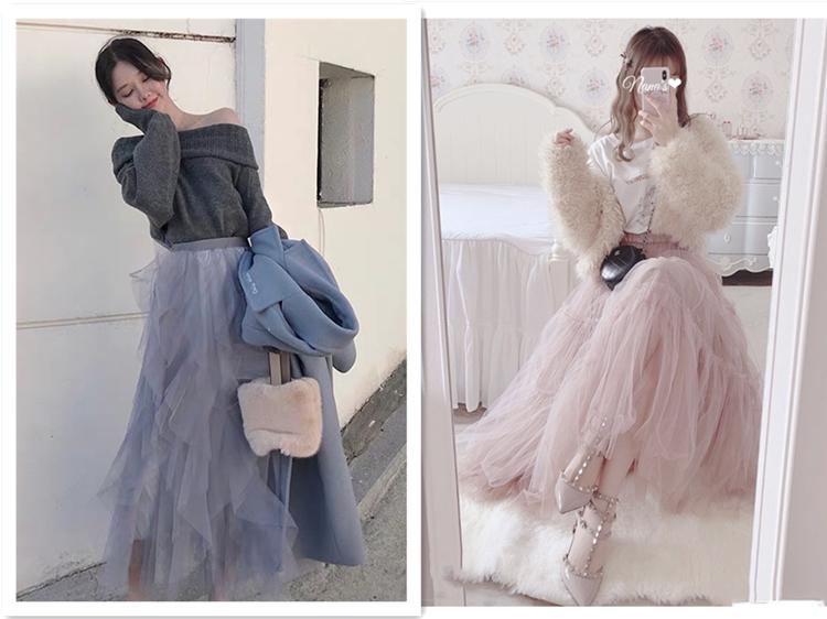 一条纱裙瞬间变成女神,仙女纱裙搭配