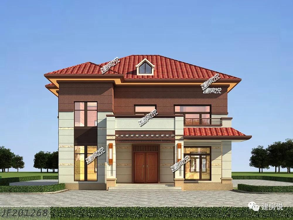 30万起建庭院别墅,百万豪宅既视感,村里的人都看呆了