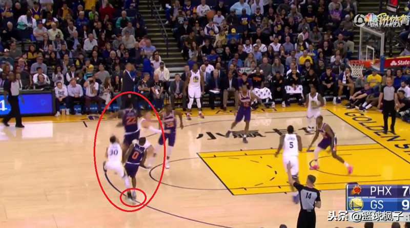 库里和罗斯对飙三分,罗斯和库里互飙三分