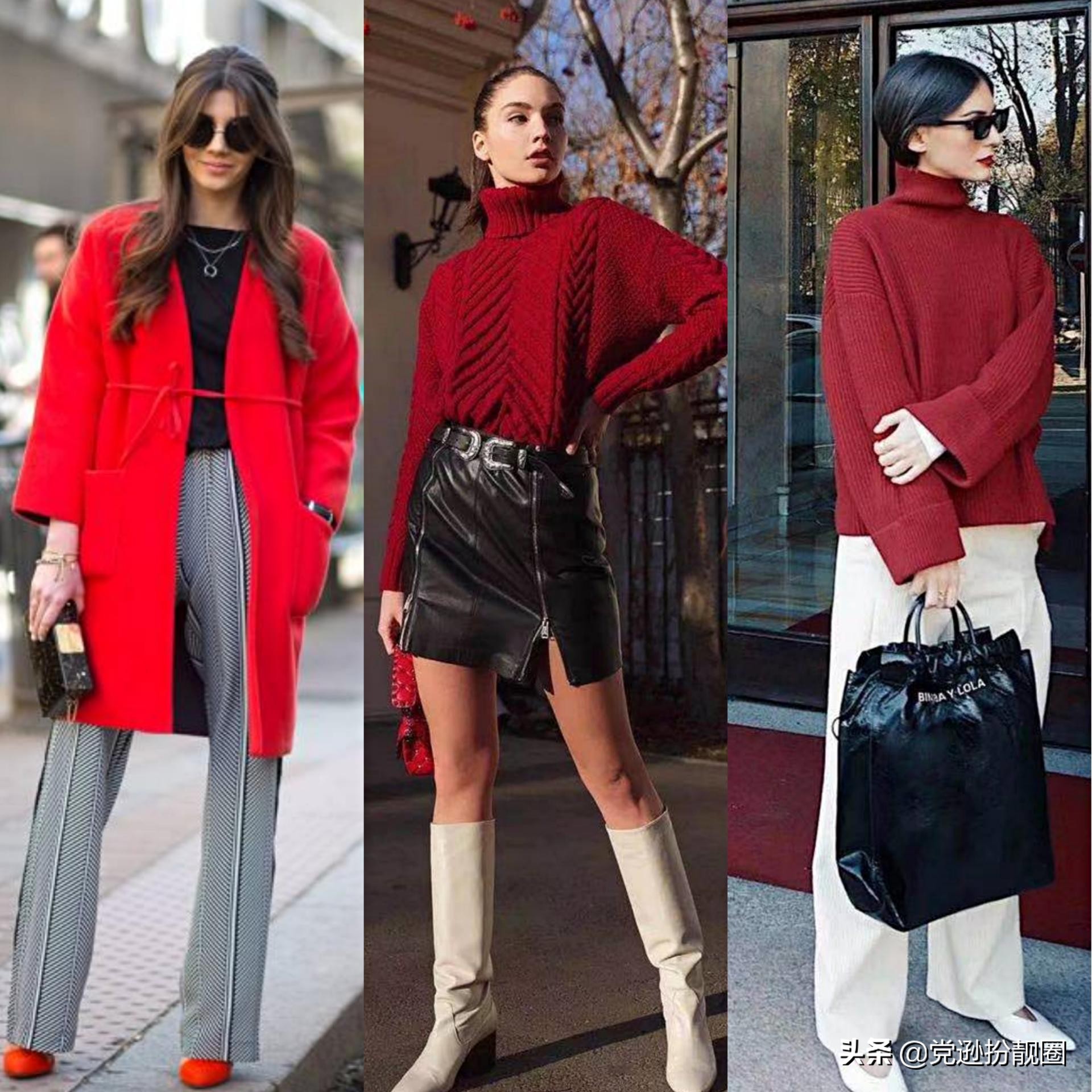 新年红怎么搭配衣服,新年红装穿搭视频