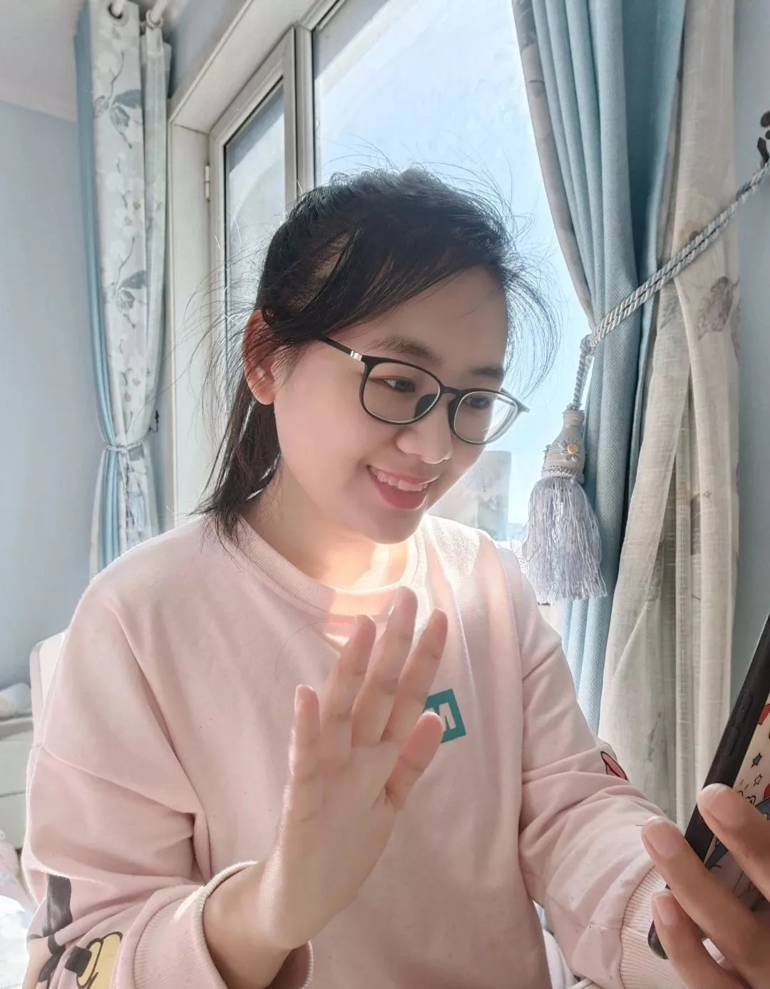 365幼教过驾院幼儿园开展空中连线，心心相连视频家访活动