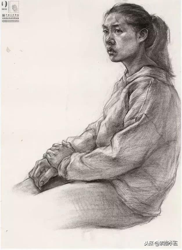 国美素描高分卷子图片,国美色彩高分卷2012