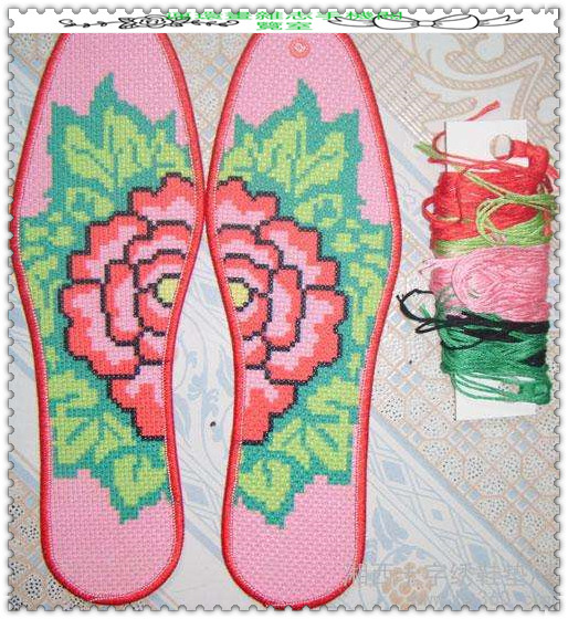 绣花鞋垫欣赏,绣花鞋垫大全完整版