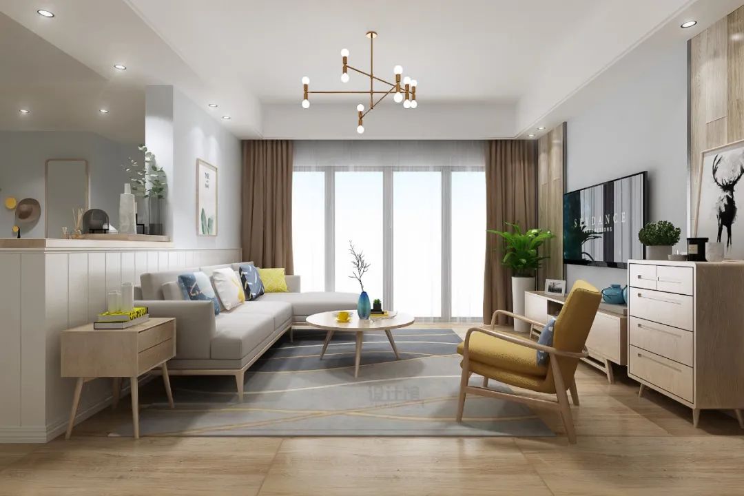 沙发摆在客厅的哪个位置好看,客厅沙发如何摆放显得空间大