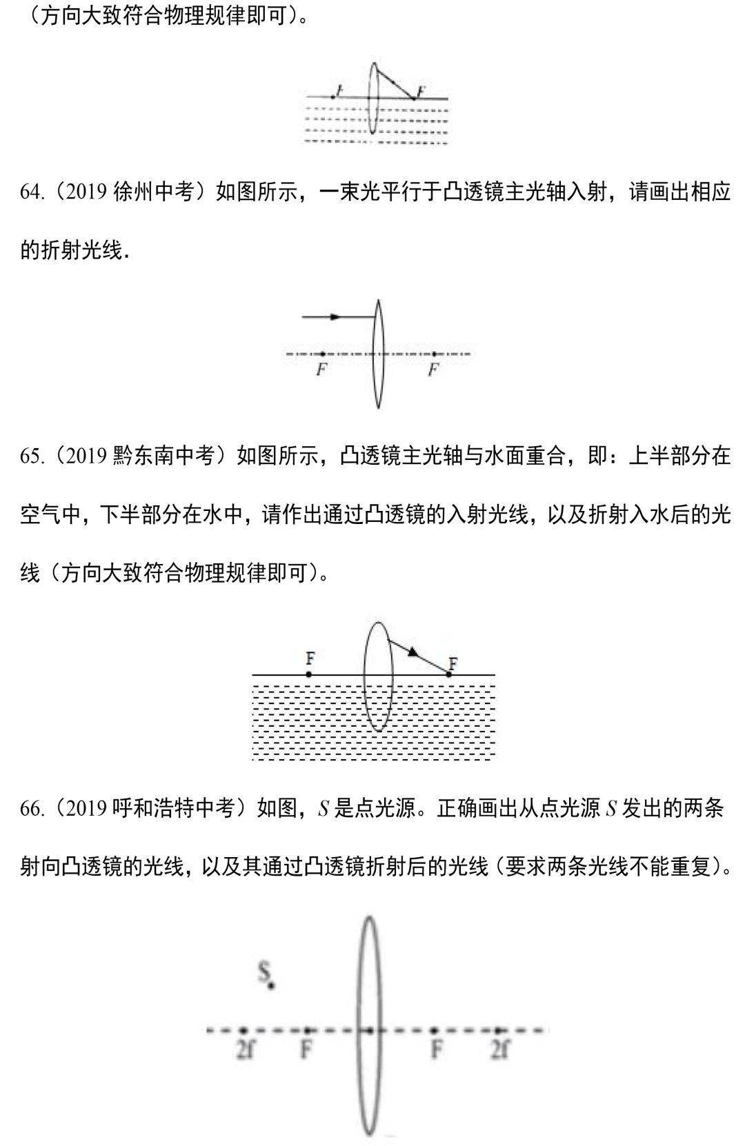八年级物理光学作图练习题,八年级上册物理作图题讲解视频