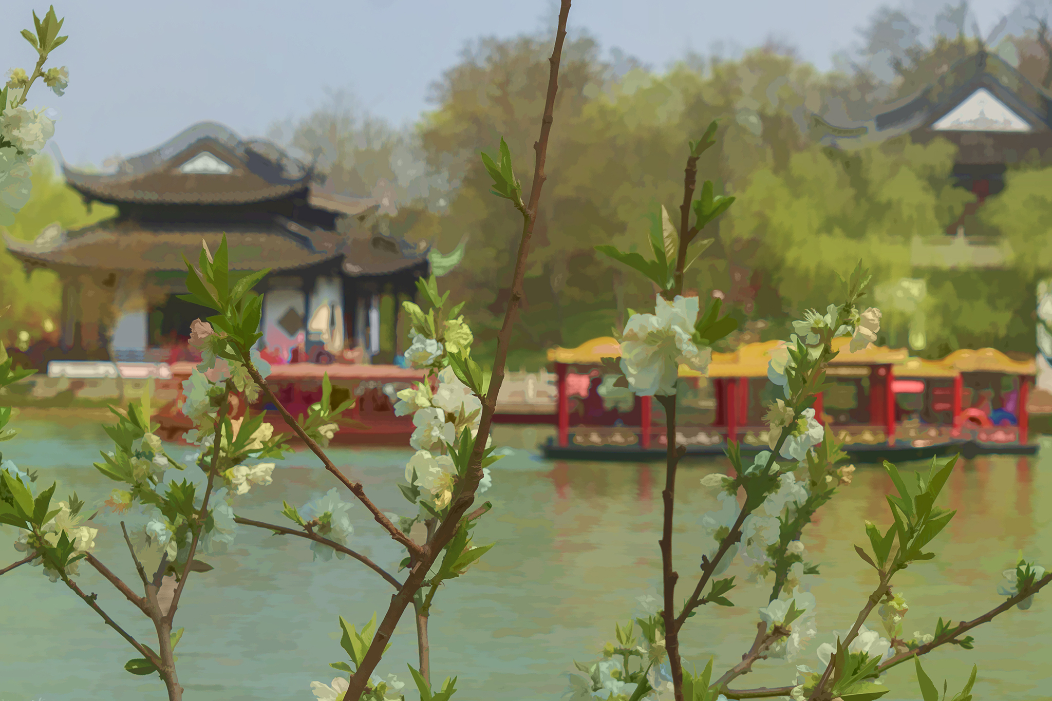 烟雨江南扬州瘦西湖,扬州春风十里瘦西湖