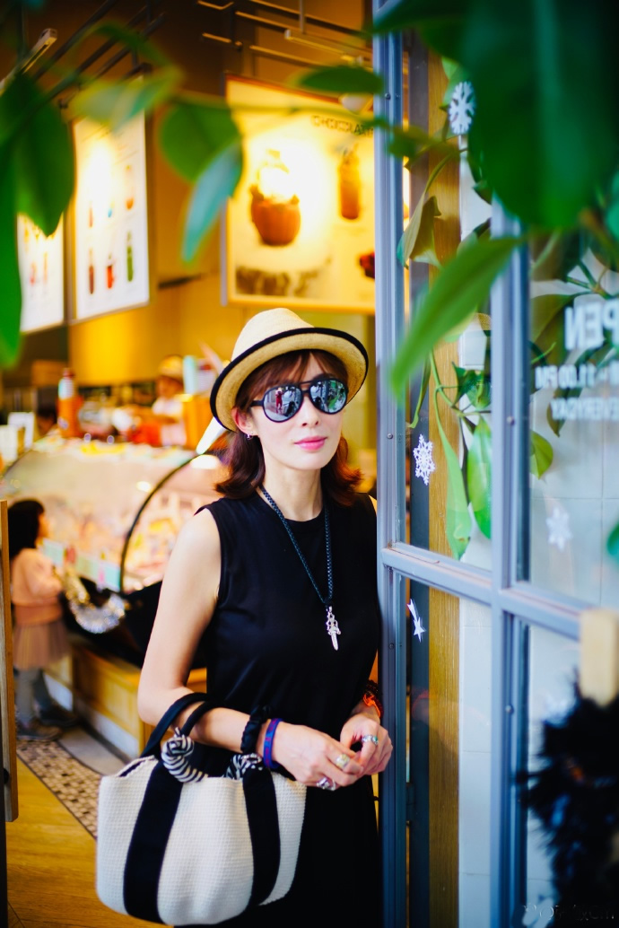 张敏的八大穿衣风格,张敏礼帽