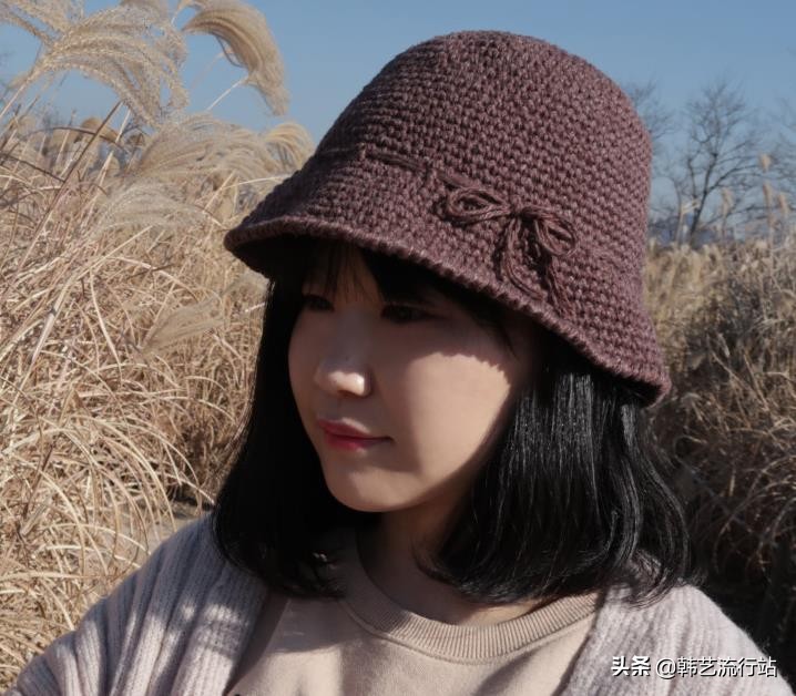 时尚韩版夏凉帽100款的编织教程,今年流行的几款编织帽