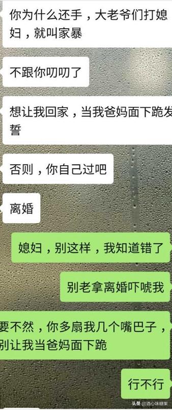 媳妇家暴我三年，没忍住打了她一巴掌，现在她非要离婚我该怎么办