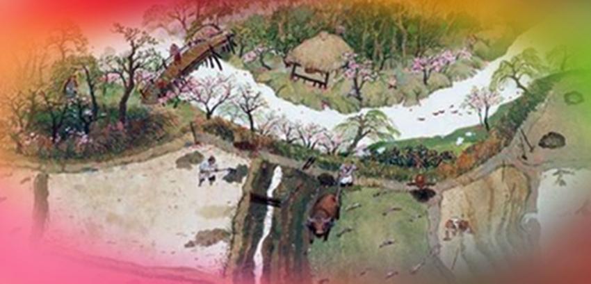 陶渊明的桃花源记细思极恐版,陶渊明的桃花源记细思极恐