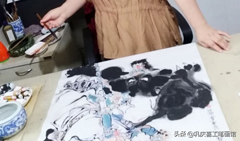 写意人物画：武财神赵公明绘制过程全记录