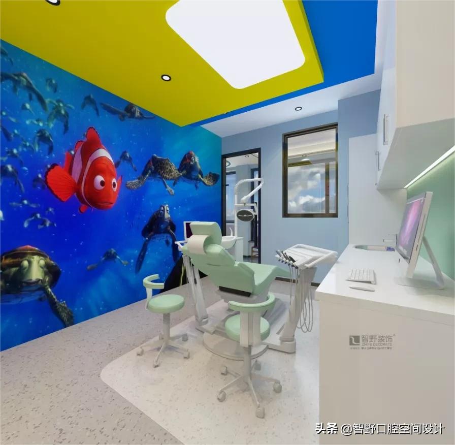 牙科诊所装修设计效果图两层,口腔牙科装修设计效果图