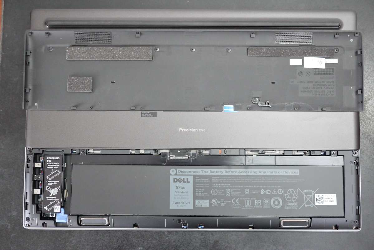 戴尔移动工作站precision7760拆机,dellprecision7510工作站拆机