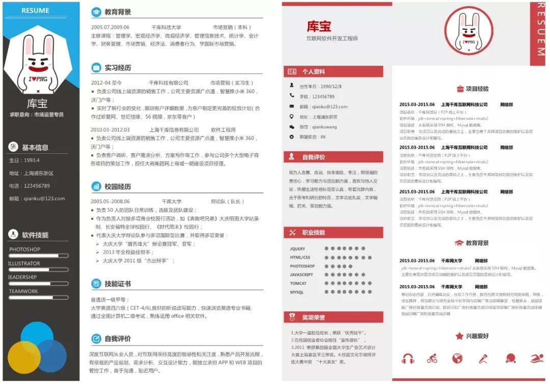 求职简历与个人简历怎么写,个人简历怎么写最好最简单模板