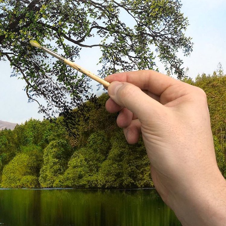 比较有意境的风景油画,最惊艳的艺术油画风景