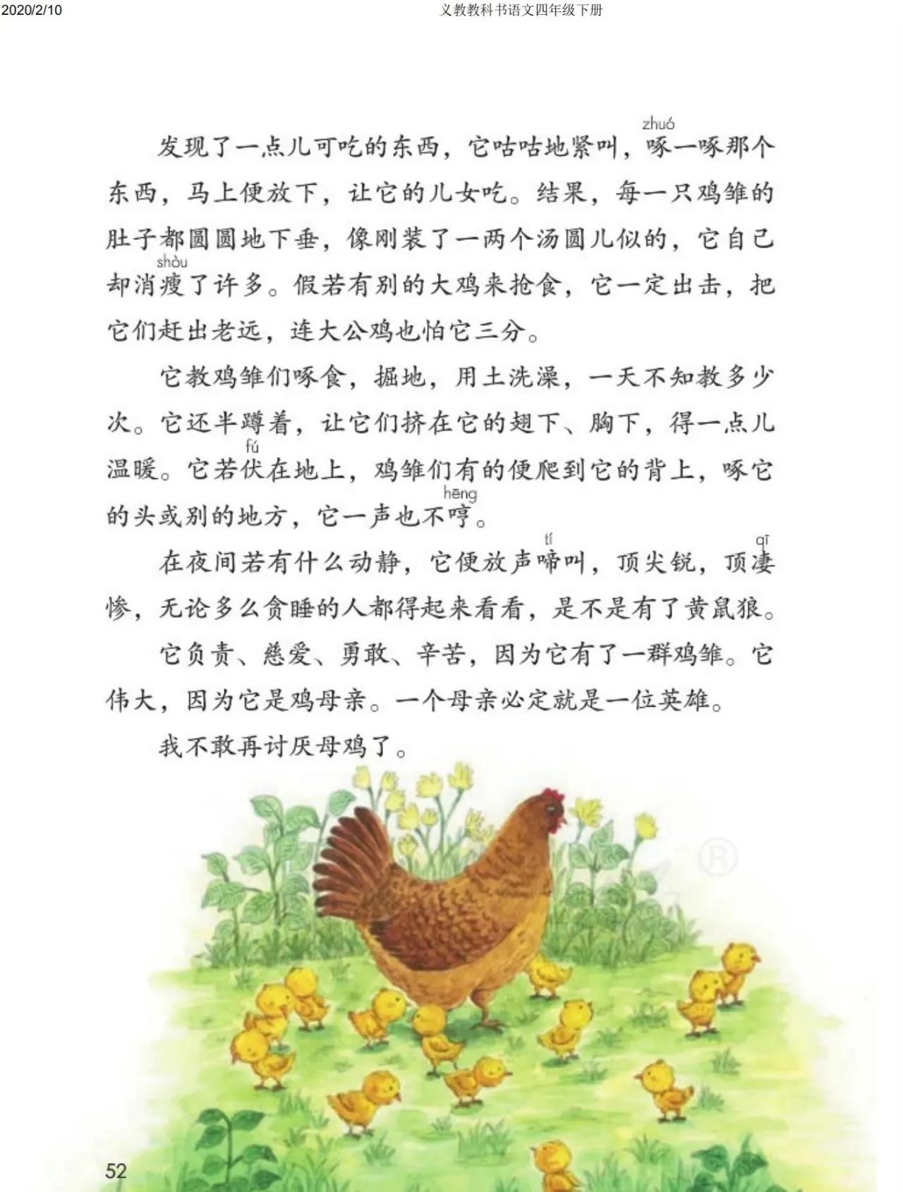 四年级下册语文预习笔记2020版,四年级语文下册第15课的预习笔记