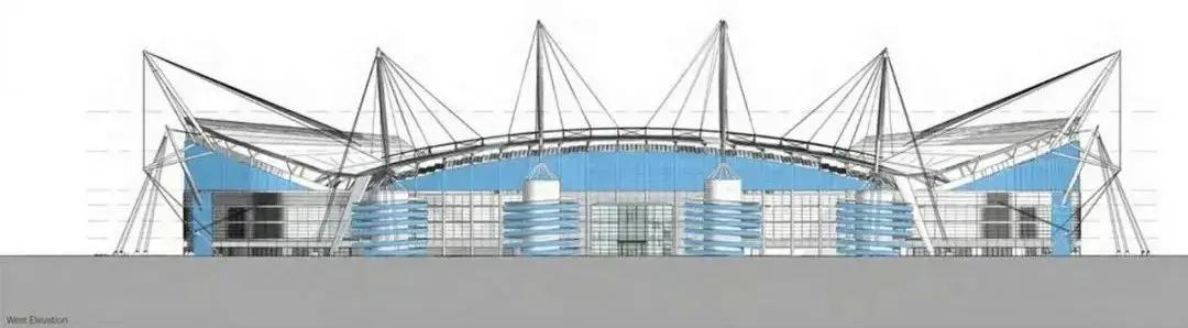 足球场顶棚结构图解,世界足球场的建造全过程