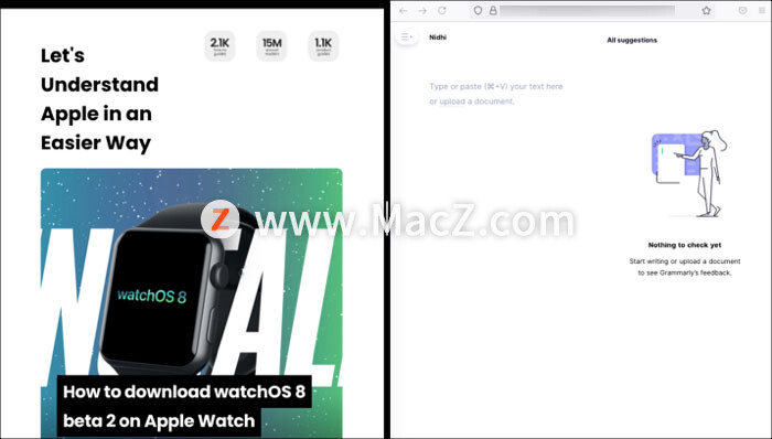 mac怎么把wps的两个文档分屏,iphone投屏到mac可以分屏操作