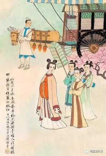 国画里的清明,清明时节传统习俗的画