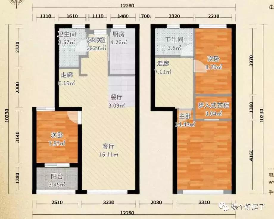 一站式小户型装修推荐,夫妻装修142平堪称教科书级