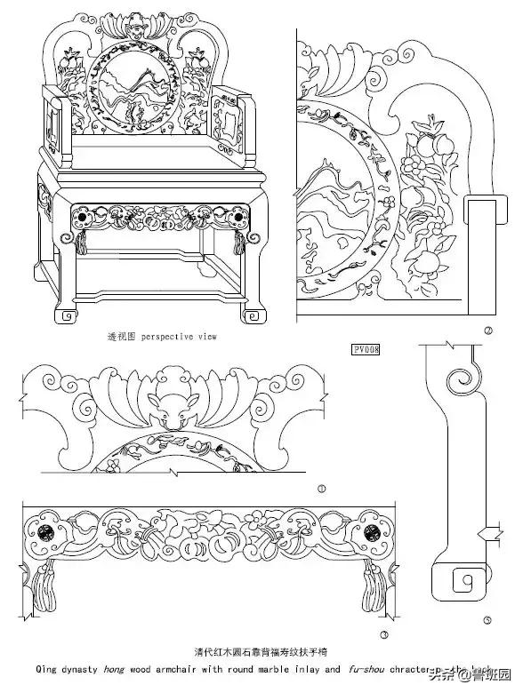 明清家具全套设计图,明清家具图纸