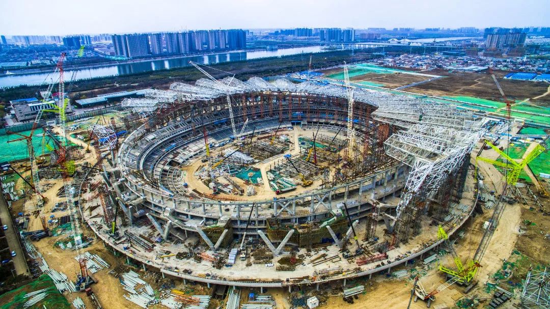 西安奥体中心石榴花体育馆,西安奥体中心全景剧透