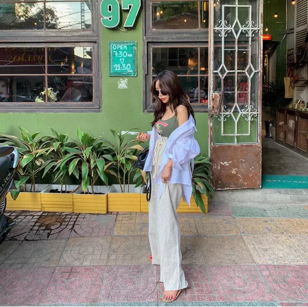 今年流行穿搭亚麻风,今夏流行穿亚麻高级炸了