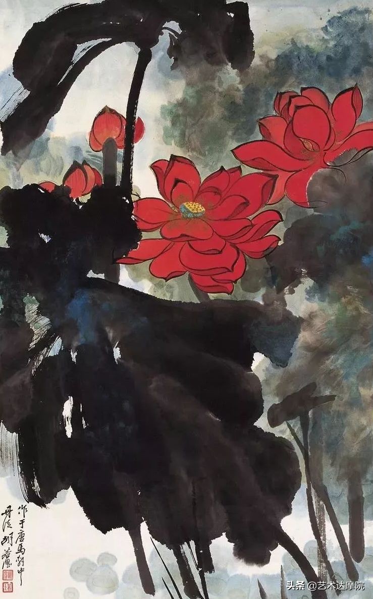 张大千徒弟画真迹,张大千临摹字画被博物馆收藏